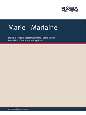 cover image of Marie-Marlaine